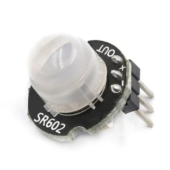 MH-SR602 MINI Sensor de Movimento de Módulo de Detector de 3 PINOS SR602 Piroelétrico Infravermelho PIR kit sensorial interruptor de Suporte Para o Arduino 3pin