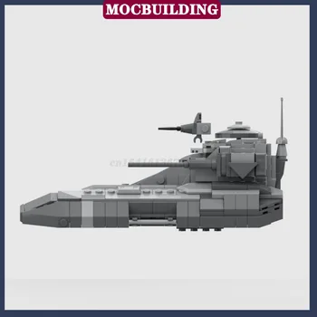 MOC Espaço Filme do Tanque de Modelo de Bloco de Construção de Montagem de Transporte Militar de Recolha do Veículo Série de Brinquedo Presentes