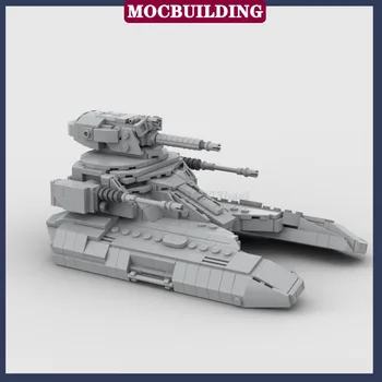 MOC Espaço Filme do Tanque de Modelo de Bloco de Construção de Montagem de Transporte Militar de Recolha do Veículo Série de Brinquedo Presentes