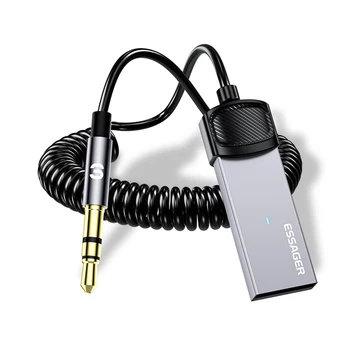 Áudio sem Fio Kit mãos livres para Carro Profissional Receptor Estéreo sem Fio Bluetooth compatível para Acessórios do Carro