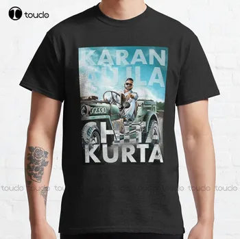 Karan Aujla Diljit Dosanjh Clássica T-Shirt Engraçada T-Shirts Para os Homens, de Exterior Simples Vintag Casual T-Shirt Gd Hip Hop Xs-5Xl Unisex