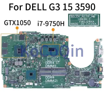 18839-1 Para DELL G3 15 3590 Notebook placa-mãe SELEK N17P MB CN-0MFHW7 0MFHW7 MFHW7 0GJ58G GJ58G DDR4 Laptop placa-Mãe Teste de
