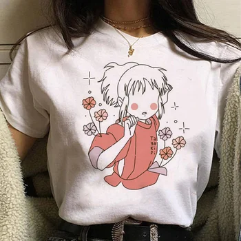 Anime japonês t-shirt mulher manga anime gráfico superior menina Japonesa gráfico anime roupas