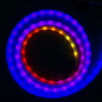 2,5 m DC12V WS2811 de néon do diodo emissor de luz pixel,cor cheia do RGB;30leds/m com 10pixels/m;água leitosa tubo de néon