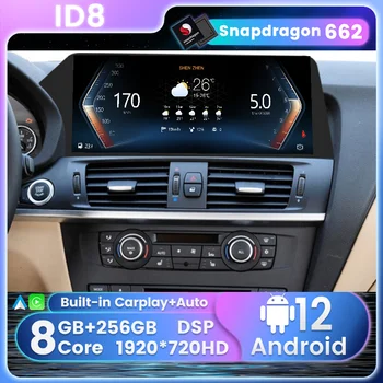 AI de Voz sem Fio CarPlay auto-Rádio Multimédia Para BMW X3 F25 X4 F26 2014-2016 DSP 4G Android Auto GPS 2 din autoradio BT, WIFI