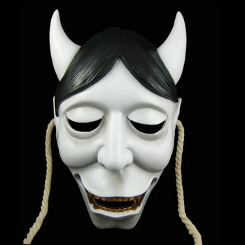 Inu x Boku SS Shirakiin Ririchiyo Prajna Máscara de Artesanato de Resina de Animação Raposa Demônio de Atávicos Máscara