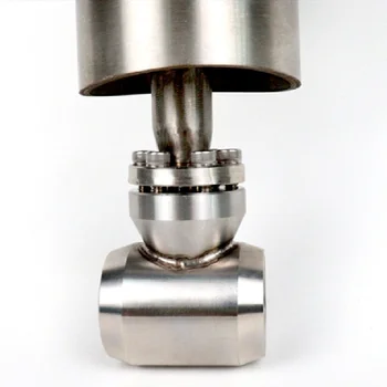 Inserção RS485 pulso de vapor de medição de vazão dn400mm ar comprimido medidor de vazão vortex transmissor de vazão medidor de vazão