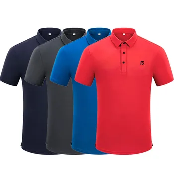Golfist Verão de Refrigeração Respirável Vestuário de Golfe Homem Dry Fit Polo de Golfe de T-shirts de manga Curta Elástico Camisas Ocasionais dos Homens dos Tops S-3XL