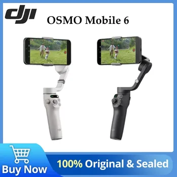 DJI Osmo Mobile 6 Smartphone Cardan Estabilizador, 3 Eixos Telefone Móvel Cardan Original Novo，Em Stock