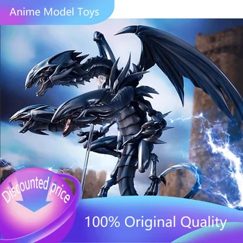 100% Genuíno Original AMAKUNI H35cm Yu-Gi-Oh! Blue Eyes Ultimate Dragon AmiAmi Figura Anime Modelo De Brincar Com Bonecas E Brinquedos De Coleção De Presente