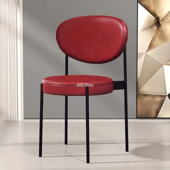 Pequena Sala De Jantar De Luxo Cadeiras De Jantar Designer Réplica Moderno E Ergonômico Cadeiras De Jantar Dobrável Varanda Com Cadeiras Para Pequenos Espaços De Comedor De Móveis Da Casa