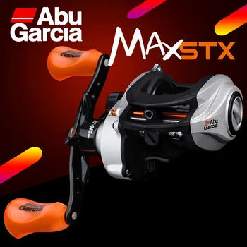 Venda quente Abu Garcia Marca MAX4 STX Carcaça do Carretel de Pesca 5+1BB 6.4:1 Max Arraste de 6,8 kg de água Salgada Baitcasting Reel Pesca