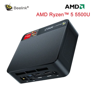 Beelink SER5 AMD Ryzen 5 5500U MINI PC Windows 11 Pro 16GB 500GB SSD WIFI6 BT5.2 4 K Desktop MINI PC Gamer Computador VS SER5 PRO