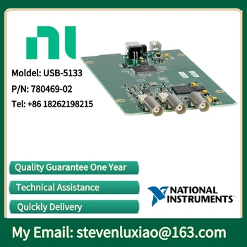 NI USB-5133 780469-02 50 MHz de largura de banda, 100 MS/s, 2 canais, 8 bits de USB do Osciloscópio dispositivos