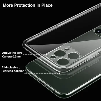 EiiMoo Transparente Telefone de Caso Para o iPhone X XR XS Max SE de 2020 2022 Bonito dos desenhos animados de Impressão de Silicone TPU em Relevo Recorte Tampa transparente