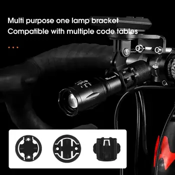 1 Conjunto Moto Faróis Impermeável e Resistente ao Desgaste Função de Zoom de Bicicleta Lanterna Com Suporte para Acessórios de Equitação