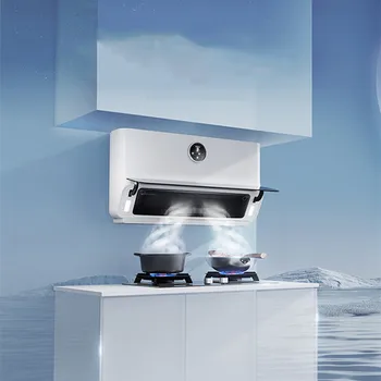 Robam Cozinha Exaustor 795mm 23m3/min Lado de Sucção Ultra Fino Exaustor de Baixo nível de Ruído Exaustor da Conversão de Freqüência