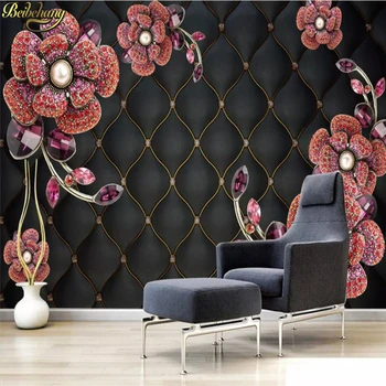 beibehang abstrata 3D murais PLANO de fundo de papel de parede murais pano de seda cartoon subaquática flor papel de parede papel de parede 3D