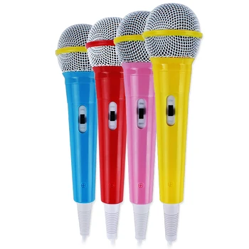 FooHee Crianças Microfone do Karaoke Inteligente de Ajuste de Projeto de Redução de Ruído Anti-interferência Bonito 3,5 mm P1