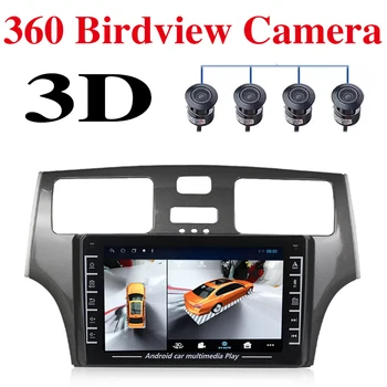 Multimídia para carro GPS de Navegação de Rádio NAVI Player Integrado CarPlay 360 BirdView 3D Para TOYOTA Windom Lexus ES XV30