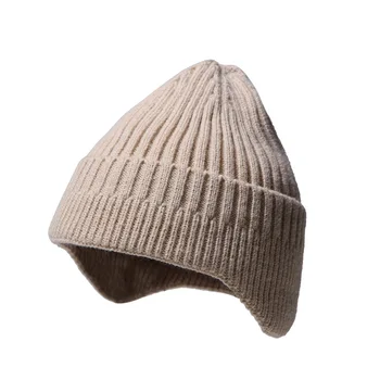 Proteção De Ouvido Chapéu De Outono Inverno Ao Ar Livre Gorro Chapéus Homens Mulheres Quentes Cap Exterior À Prova De Vento Chapéu De Malha