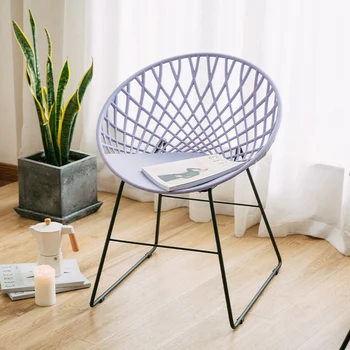 Moderno, Simples Cadeira De Plástico Adultos Personalidade Criativa Nórdicos Cadeiras De Jantar Mobiliário Doméstico De Lazer Lenta Para Trás Da Cadeira Da Varanda