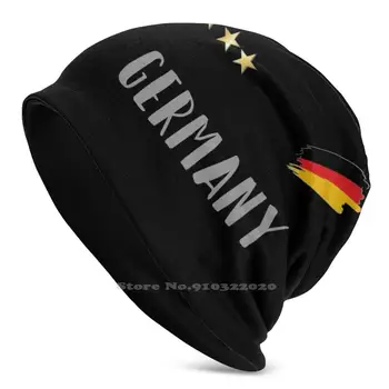 Fã de futebol, Camisa de Malha Chapéu do Beanie Homens de Inverno Skullies & Beanies Alemanha seleção Nacional alemã, alemão Bandeira alemã Emblema