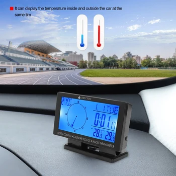 Termômetro Medidor de Temperatura Com Tela Grande para Carro Caminhão