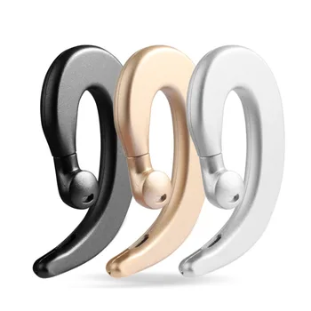 Osso de Condução de Fones de ouvido sem Fio, Fones de ouvido mãos livres gancho de orelha Fones de ouvido Com Microfone de Esportes Fone de ouvido para Xiaomi Para iPhone