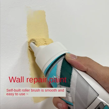 Tinta de parede pequeno rolo de escova de graffiti sujo cobertura de reparação de pintura de parede de renovação de proteção ambiental tinta látex de parede colar
