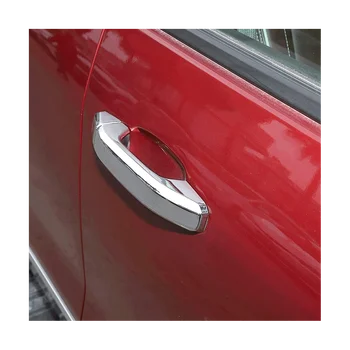 Porta externa Cobre Alça Guarnição Exterior de Acessórios para o Chevy Silverado GMC Sierra 2014-2020 ,ABS Prata