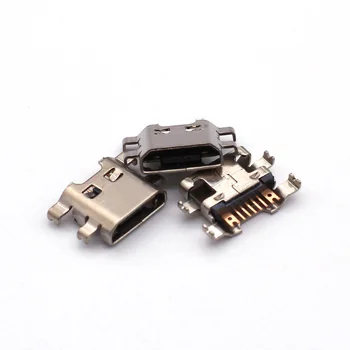 50pcs Micro USB de Carregamento de Porta de Soquete Plug Conector Dock Para LG K4 K10 M160 K8 M200N K520 X Cam K580 Poder K220DS K500N
