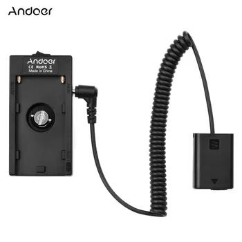 Andoer NP-F970 F750 Placa de Bateria Titular Adaptador+FW50 Fictício Acoplador de Bateria para Sony A7R/A7S/A7II/A7RII/A7SII/A6300/A6400/A6500