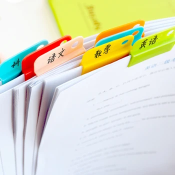 6Pcs Clipes de papel Criativo Candy colors Documento Clipes Office Clipes Para a Escola de Documento Pessoal de Organização E Classificação