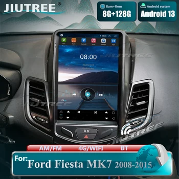 10.4 Polegadas 2Din Android 13 de som do Carro Rádio Multimídia Vídeo Player Para Ford Fiesta MK7 2009-2016 4G+WIFI GPS Carplay Unidade de Cabeça