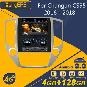Para Changan CS95 2016 - 2018 Android auto-Rádio Tesla Tela 2Din Receptor Estéreo Autoradio Player Multimídia GPS Navi Unidade de Cabeça