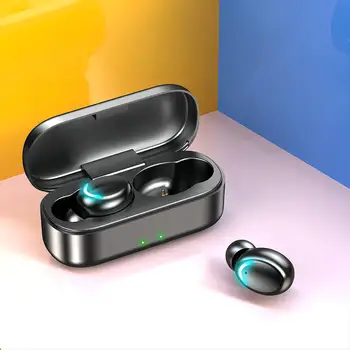 TWS sem Fio de Fone de ouvido Bluetooth 5.1 Fone de ouvido Fones de ouvido Fones de ouvido Estéreo Com Microfone Carregar Caixa Para Jogos de Esportes Smartphones