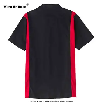Quando Nós Retro Rockabilly Camisa 2022 Novo Design de Manga Curta de Algodão camisa de homem, ST121 Mens de Manga Curta, Camisa de Verão