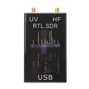 100KHz-1.7 GHz Banda Completa UV HF RTL-SDR USB Sintonizador Receptor de R820T+8232U de Rádio amador