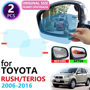 para Daihatsu Terios Taruna Toyota Rush Bego 2006~2016 Completo Capa Retrovisor Espelho Anti-Embaciamento à prova de chuva Nevoeiro Filme Acessórios