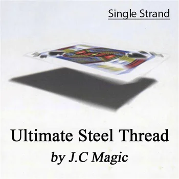 5Pcs Final de Aço com Rosca (Single Strand,2M) de Truques de Magia Invisible Thread Flutuante Magia Close-Up Ilusão Truque de Mentalismo