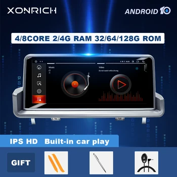 6GB de 128GB IPS Android de 10 carros de Rádio Para BMW E90 E91 E92 E93 2005-2012 Multimídia Estéreo Chefe da Unidade de Ecrã de Navegação GPS Áudio