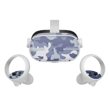 Adesivo de pele para Oculus Quest 2 Headset de Realidade Virtual de Decoração Adesivos de Protetive PVC Pele para o Oculus Quest 2 Acessórios