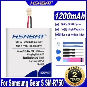 HSABAT R750 1200mAh Bateria para Samsung Engrenagem S SM-R750 R750 Baterias