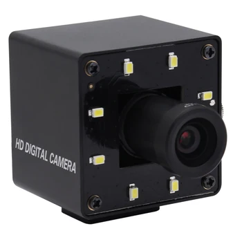 4K Webcam MJPEG 30fps 3840x2160 de Vigilância de Vídeo da Câmara Web USB CMOS IMX317 Dia/Noite da Câmera USB com LEDS Brancos