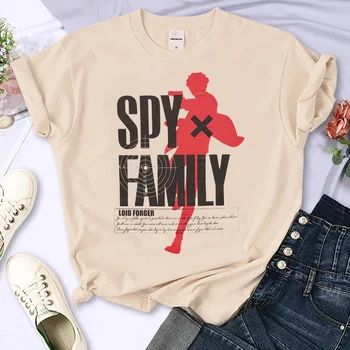 Spy x Família t-shirt mulher manga Y2K top girl gráfico roupas engraçadas