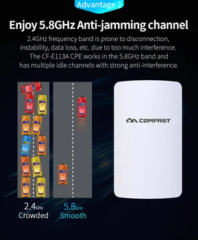 2pcs/set 300Mbps 5.8 Ghz Ponto de Acesso Exterior com 11dBi Antena WI-FI de Alta Potência sem Fio wi-Fi Bridge Wi-FI CPE Nanostation