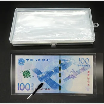 100 Notas de Proteção de Bolsas e o armazenamento de Caixa de Notas Saco de Protecção das Notas de uma Caixa de Protecção de Moeda Comemorativa de Bolsa de Coleta