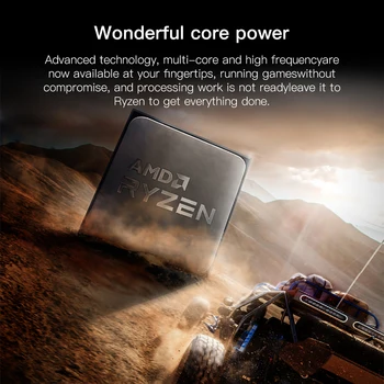 NOVO AMD Ryzen 5 5600G R5 5600G CPU Jogo do Processador Soquete AM4 placa-Mãe 3.9 GHz de Núcleo 6 12-Thread 65W DDR4 Acessórios da área de Trabalho