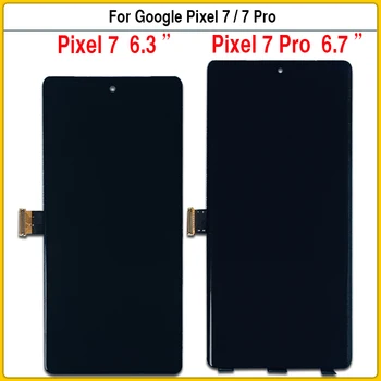 Para o Google Pixel 7 / 7 Pro com Tela de exposição do LCD do Toque do conjunto do Digitador Para o Google Pixel 7 Pro GVU6C Painel LCD Substituir Reparo